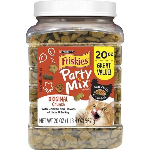 Party Mix Original Crunch Cat Treats - 20 oz