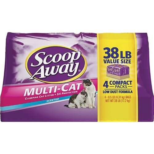 Multi Cat Scented Cat Litter -  38 lbs