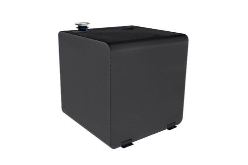 55 Gallon Square Transfer Tank in Black Steel