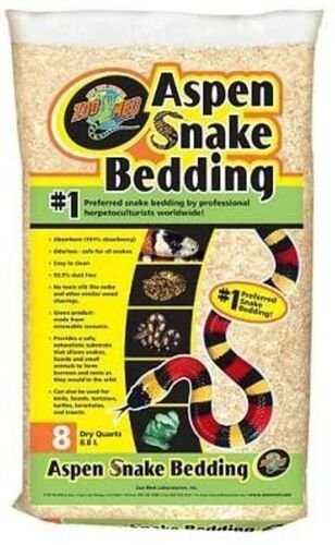 8 Quart Aspen Snake Bedding