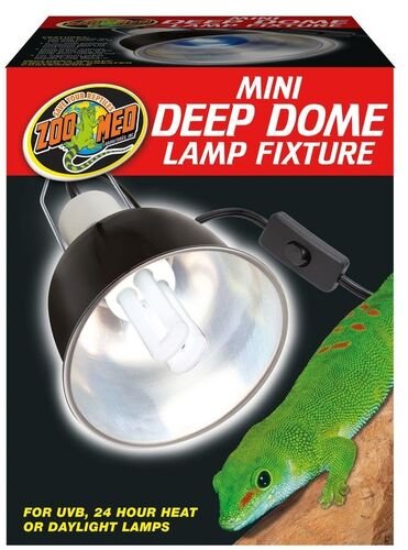 Zoo Med Mini Deep Dome Lamp Fixture with 5.5 Dome