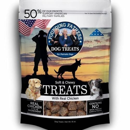 Soft Chewy Chicken Dog Treat 16 oz Bag