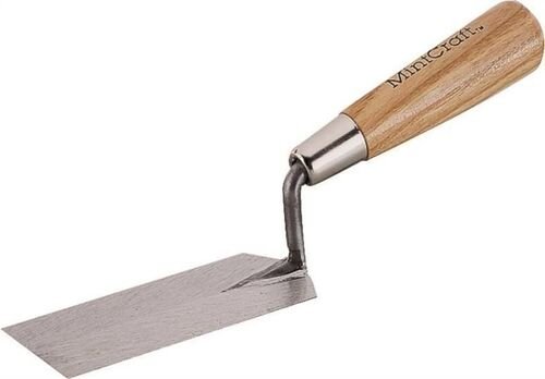 5 X 2" High Carbon Steel Blade, Hardwood Handle Margin Trowel