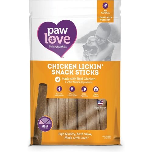 5" Chicken Lickin’ Snack Sticks Dog Treat 20-Count