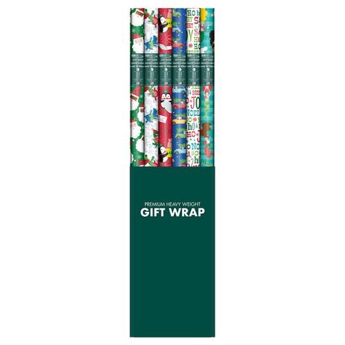 Juvenile Gift Wrap 35 Sq Ft - Assorted