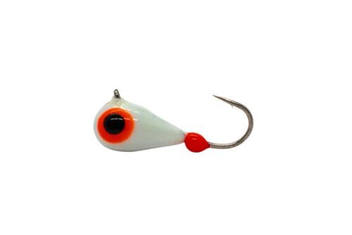 Tungsten "Glow Series" Dropper Jig 2-Pack #12 - White Glow