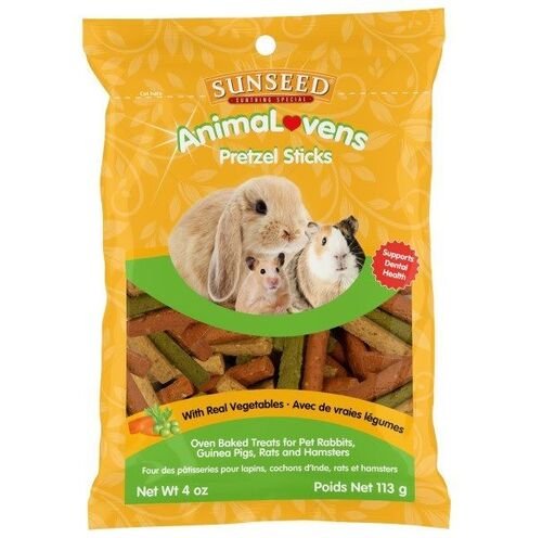 Animal Lovens Pretzel Stix Small Animal Treat - 4  oz