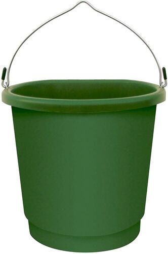 3 Gallon Heated Flat-Back Rubber Bucket