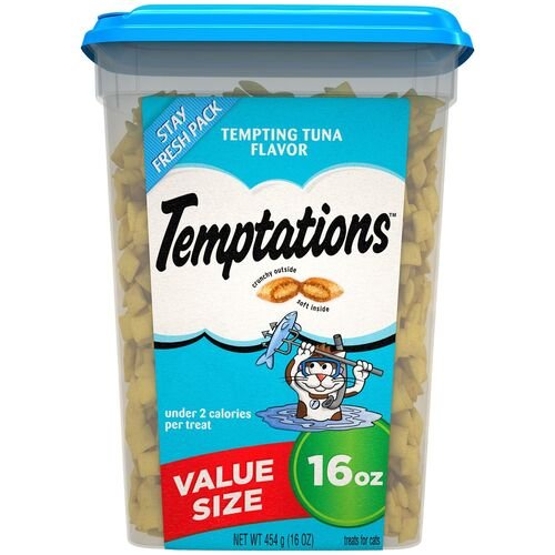 Tempting Tuna Flavor Cat Treats - 16 oz