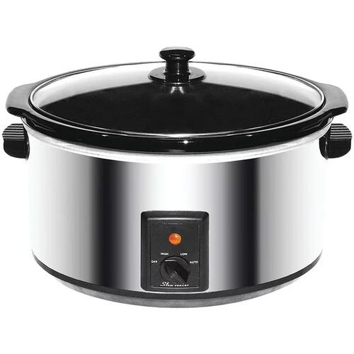 8-Quart Slow Cooker in Stainless Steel