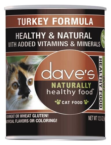 Naturally Healthy Turkey Formula Wet Cat Food - 12.5 oz