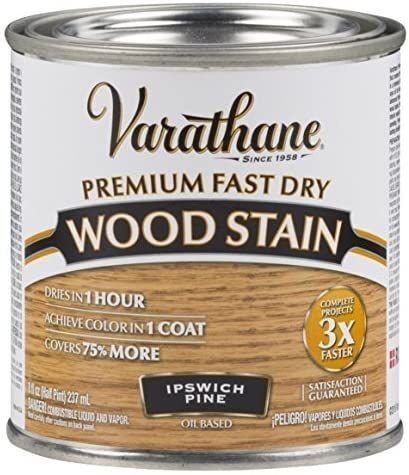 Premium Fast Dry Wood Stain Ipswich Pine Paint - 1/2 Pint