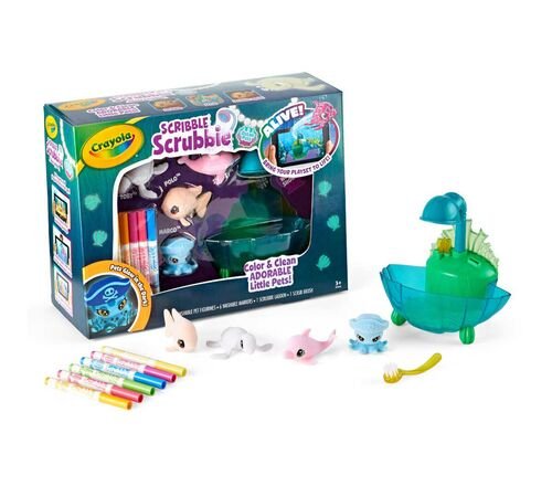 Scribble Scrubbie Pets Glow Lagoon Playset