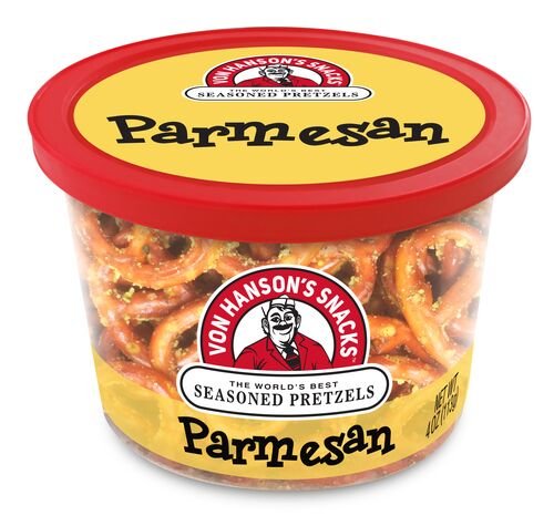 Von Hanson Parmesan Tub Pretzels