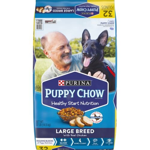 Puppy Chow Large Breed Food 32 Lb