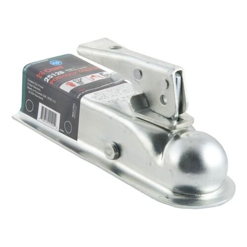 1-7/8" Straight-Tongue Coupler With Posi-Lock (3" Channel, 2,000 Lb, Zinc)