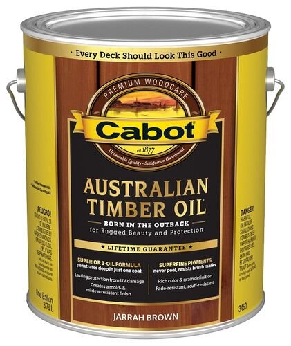 Austrian Timber Oil in Jarrah Brown - 1 gallon