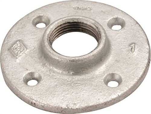 1" Malleable Iron Galvanized Floor Flange