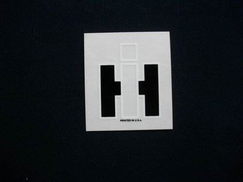 International Harvester (No Background) Decal - 5-1/2"  x 6"