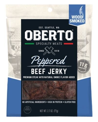 All Natural Peppered Beef Jerky - 2.7 Oz