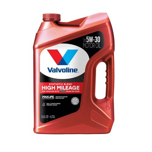 5W-30 High Mileage with MaxLife Technology Synthetic Blend Motor Oil - 5 Quart