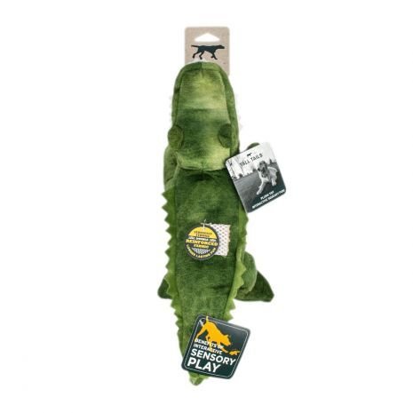 15" Gator with Crinkle Plush Dog Toy