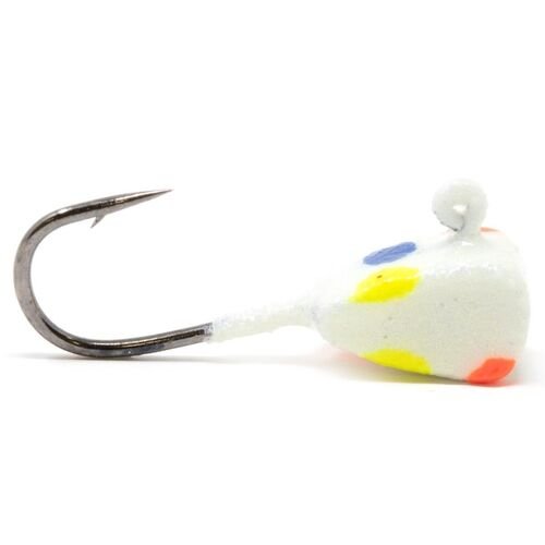 3/64 Oz Glow Wonderbread Size 12 Dave Genz Drop Kick Jig