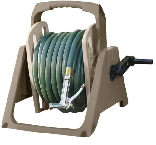 Hose Handler 100' Portable Tote or Wall Mountable Garden Hose Reel