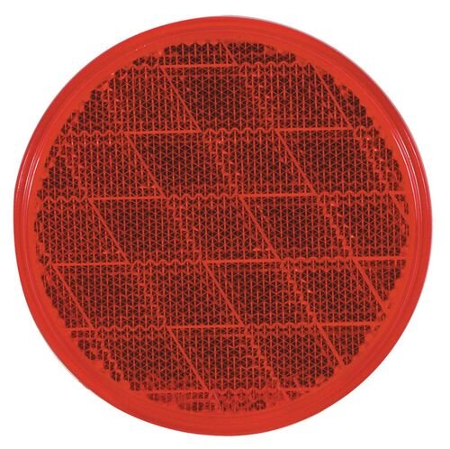 RE21RS 3" Red Round Reflector