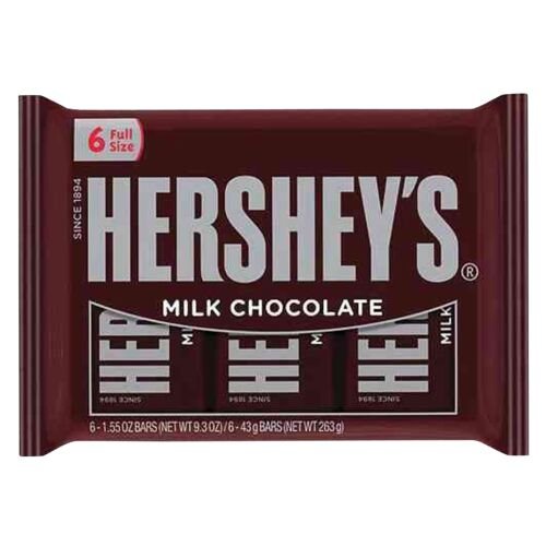 Milk Chocolate Bars - 6 Pack