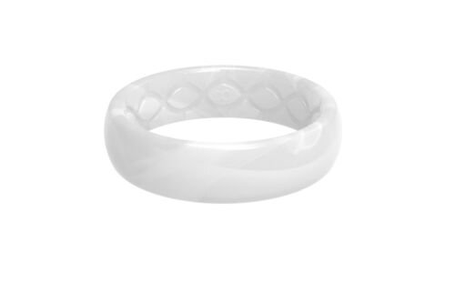 Women's Groove Life White Round Ring  - 7