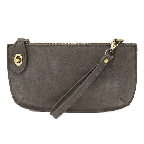 Lux Crossbody Wristlet Clutch - Grey