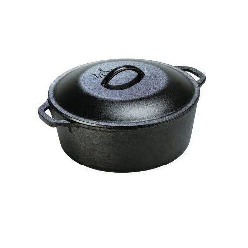 Cast Iron 5 Qt Dutch Oven W/ Lid