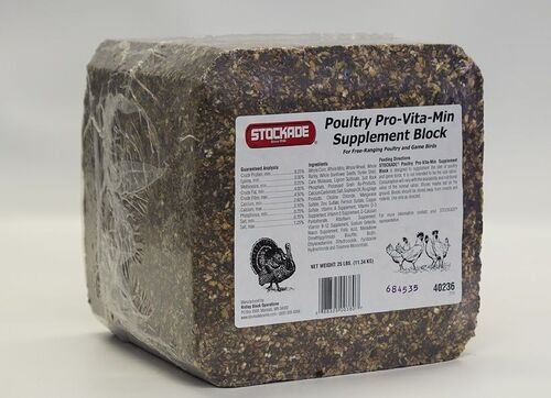 Poultry Pro-Vita-Min Supplement Block - 25 lb