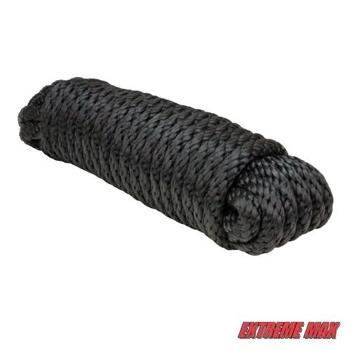 Extreme Max 3/8"X25' Solid Braid Utility Rope