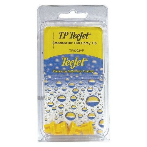 80 Degree Flat Spray Polymer Tips - 4 Pack