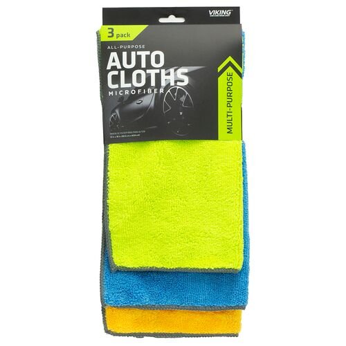 Microfiber Detail Cloths - 3 Pack